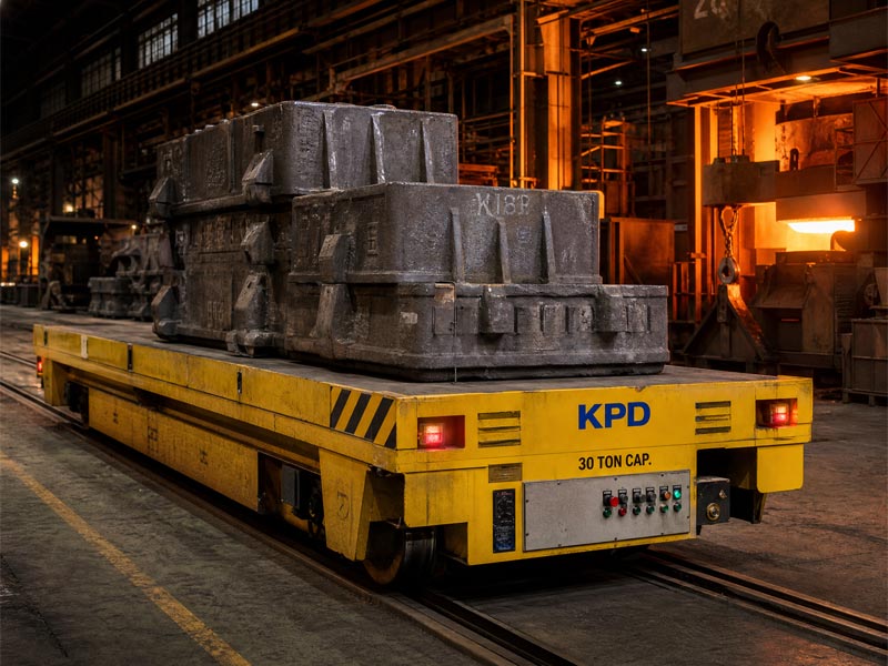 Low Voltage Rail Transfer Cart