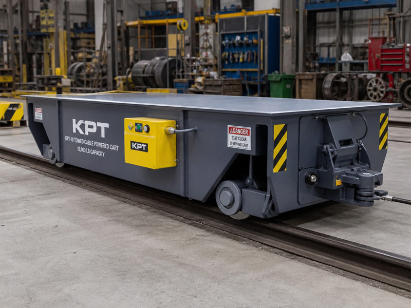 Towed Cable Rail Transfer Cart