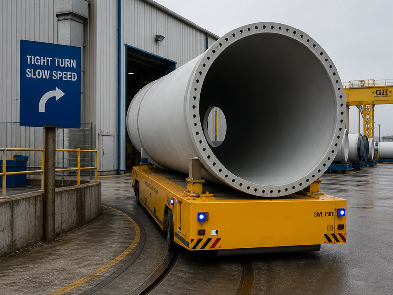 Wind‑Tower‑Specific Transfer Carts